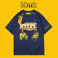 BKMK Breaking Bad RV Cartoon Character Front Print Crew Neck T Shirt Unisex Vintage Cotton Tee 6.4