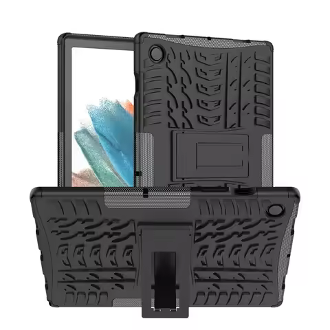 For Samsung galaxy Tab A8 case 10.5 SM-X200 SM-X205 Tablet armor case TPU+PC Stand Cover for Samsung