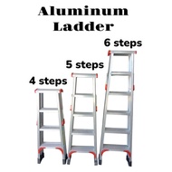 Locally Made Aluminum Ladder Hagdan 4 steps,5 steps, 6 Steps A Type Good Quality