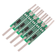 AGBBG 5pcs 2S 7.4V 2A 3A 4.5A 6A 7.5A BMS Li-ion Battery Protection BOARD สำหรับ9A Li-ion LITHIUM LI