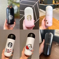 Star Dad 2021 Cup Halloween Cherry Blossom Cat Claw Little Devil Accompanying Thermos Cup Capsule Glass Straw Cup♣3.29 Follow the store to prioritize