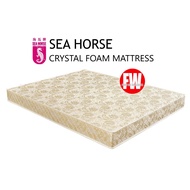 Seahorse 5 or 7 Inch Crystal Foam Mattress - Single, Super Single, Queen Size Sea Horse Mattress