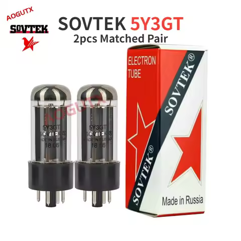 SOVTEK 5Y3GT Electronic Tube Replacement 5AR4/GZ34/5U4G/5T4/GZ30 Vacuum Tube Original Factory Precis