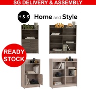 (SG READY STOCK) Bookcase with Storage (Wooden Book Storage Cupboard Cabinet) Shelves &amp; Racks by HOME AND STYLE
