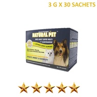 NATURAL PET SUPER MULTI WITH GLUCOSAMINE POWDER FOR OPTIMAL JOINT SUPPORT PET SUPPLEMENT 3G x 30 SACHETS