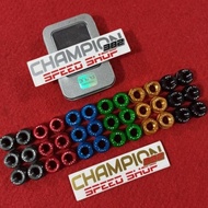 Gear Nut Sprocket Nuts Aluminum WR3 ZX636 ZX10R Z800 Z900