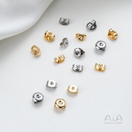 Non-Fading Titanium Steel Ear Plugs Stainless Steel Butterfly Ear Plugs Simple diy Ear Pins Ear Stud