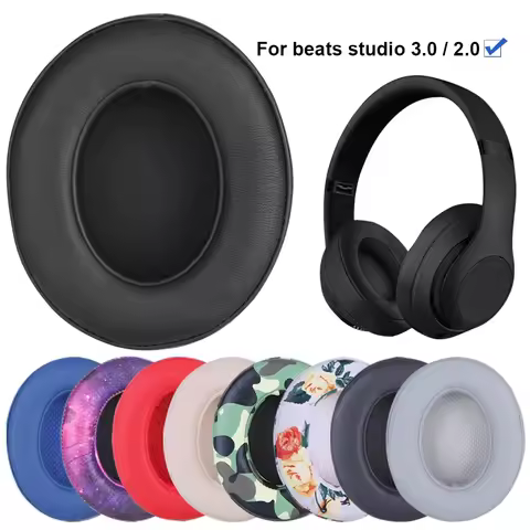 Sound Engineer 3 Beats Studio 3.0/2.0 Earphone Earmuffs Protein Leather and Memory Foam Earphone Ear