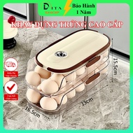 2-tier egg tray - Take eggs easily - Save refrigerator space