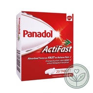 Panadol Actifast 20 Caplet (Paracetamol / Active Fast) (C4)