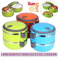 2-Stack Stainless Steel Lunch Box