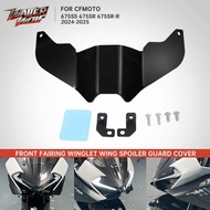 Front Fairing Aerodynamic Winglet Lower Lip Guide Guard For CFMOTO 675SR 675SR-R 675SS 2024 2025 CF 