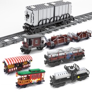 MOC Blocks Toys Train Carriage Building Blocks Freight Train Cabin DIY Educational Toys For Kids