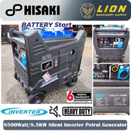 HISAKI 8500Watt/8.5KW Inverter Silent Petrol Generator LPV9000B - Heavy Duty & Stable - 6 Months Loc