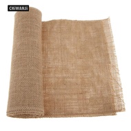 [CHiWANji] 3.5Mx28CM Burlap Roll Jute Hessian Fabric Ribbon for Wedding Party Ornaments