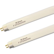 (2pack) 16’’ F10T5/830/L Fluorescent Bulb Replacement Jasco Warm White 10W 3000K Tubes, F10T5-WW Lin