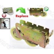 Aluminium Frame Sliding Patio Glass Door Easy Slide Double Roller 38mm (006)