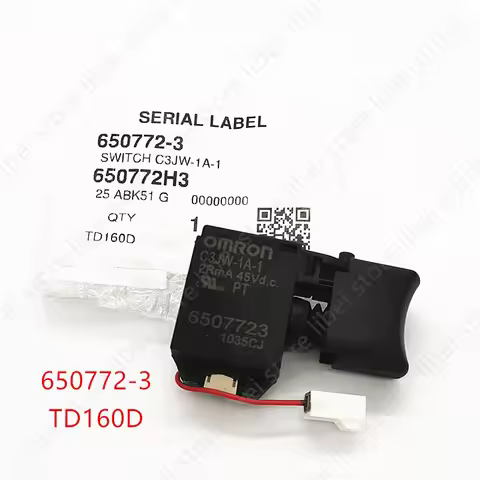 Genuine Switch For Makita 6507723 650772-3 DTD170 TD170D TD160D DTD171 DTD171Z 140B49-1 XDT16 XDT12