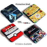 Protective Case for Nintend NEW 3DS XL / LL Housing Pokeball  Pikachus Pattern Shell Cover Skin for Nintendo NEW 3DSLL Console
