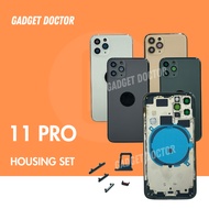 GADGET DOCTOR 11PRO - Full Set Housing / Frame Housing / Back Glass Housing { ReadyStock }