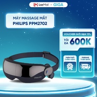 [ Hỏa tốc HN - HCM ]  Máy massage mắt Philips PPM2702 - Kết hợp massage thái dương - 5 tùy chọn chăm