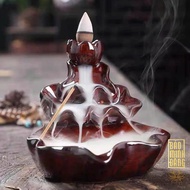 2-Tier Apricot Incense Holder for Holding Toothless Incense, Agarwood, Incense Rings