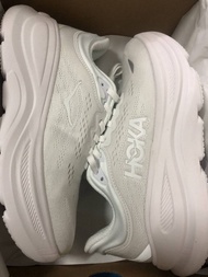 hoka one one bondi 9 白色 女裝波鞋 size 39 1/3