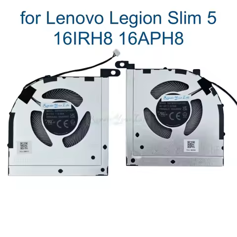 BAPB0807R2HY002 Laptop Cooling Fan for Lenovo Legion Slim 5 16IRH8 16APH8 82YA 82Y9 PC CPU GPU Coole