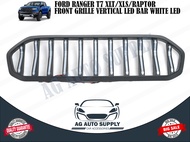 Front Grille Car Grill Guard With Led All Black For FORD RANGER WILDTRAK RAPTOR 2018+