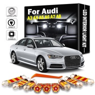 No Error LED Interior Light Kit For Audi A3 S3 8L 8P 8V A4 S4 B5 B6 B7 B8 A5 S5 A6 S6 C5 C6 C7 A7 S7