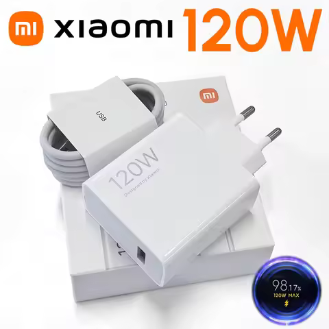 120W Xiaomi Super Fast Charger 100W Turbo Hyper Charge Adapter Mi 17 15 14 13 11T Ultra Pro Redmi 12