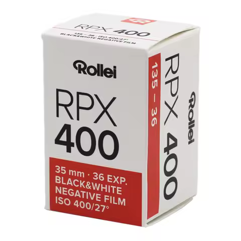 35mm Black and White Negative Film 1-10 Rolls Rollei RPX 400 135 Film（36 Exposures/Roll）For 135 35mm