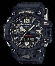電子消費券 2022 佐敦門市 現貨 100% 全新 Casio G-Shock Mudmaster Basic Black 黑色 GWG-1000 GWG-1000-1A 大泥王 泥王 Tough 