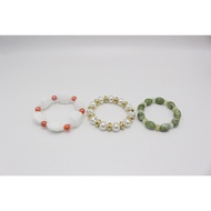 Bracelet Bracelet Lucky Bracelet Lucky Bracelet Lucky Bracelet Lucky Bracelet Natural White Pearl+Tu
