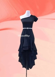 RUFFLES LONG BACK AMARA  (Party dress/occasionally/Pren-up/debuT) ON HAND ninang gown for wedding