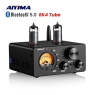 AIYIMA T9 HiFi Bluetooth 5.0 Vacuum Tube Amplifier USB DAC Stereo Amplificador COAX OPT Home Audio Power Amplifier VU Me