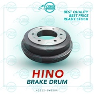 HINO DUTRO WU302 FR RR BRAKE DRUM 3" 6H TRUCK LORRY 43512-0W050A