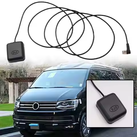 Car GPS Antenna SMA Connector 1.7 Meter Cable GPS Active Antenna Aerial Connector For Car Navigation