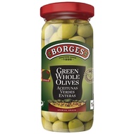 BORGES OLIVES WHOLE GREEN 340G