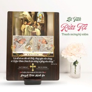 Sin Washing Gift Photo Collage - A4 Size Desk Painting Meaningful Catholic Gift Beati