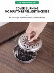 1入組,使用此便攜式不銹鋼蚊香盒,即刻消滅蚊蟲！