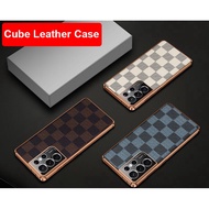 Samsung Galaxy S22/S22 Plus/S22 Ultra Soft Fashion Case PU Leather  Shockproof Luxury Silicone Phone Case