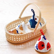 Shooting Fruit Basket Oval Props Wood Chips Kitchen Picnic Vegetable Handle Basket Bread Rattan Stor