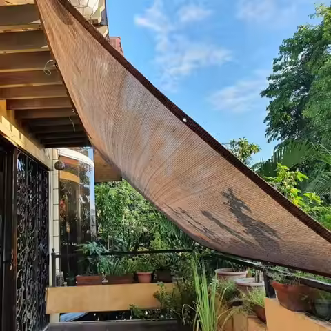 Sail Sun Shade Cloth 99x99 Rectangle Outdoor Canopy Outside Sunshade Awning Cover Privacy Screen Net