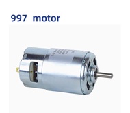 997 DC high-speed motor 12v24v speed control positive and negative rotation net cutting large power 