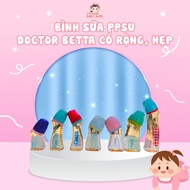PPSU Doctor Betta milk bottles with wide and narrow neck for newborn babies, good anti-choking and f