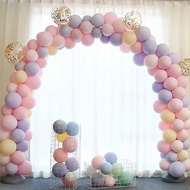 Pastel Macaron Color Balloons | White Size D12 D5