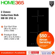 EF 2 Zones Domino Induction Hob HB BI 292 A