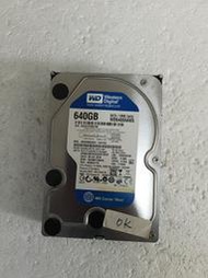 良品-WD3.5吋 640G,7200rpm ,16M,無異音.無壞軌.可開機.保固40天.