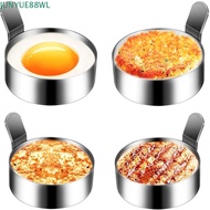 JUNYUE88WL Egg Frying Mold Cooking 2PCS With Handle Stainless Steel Baking Omelette Mould
